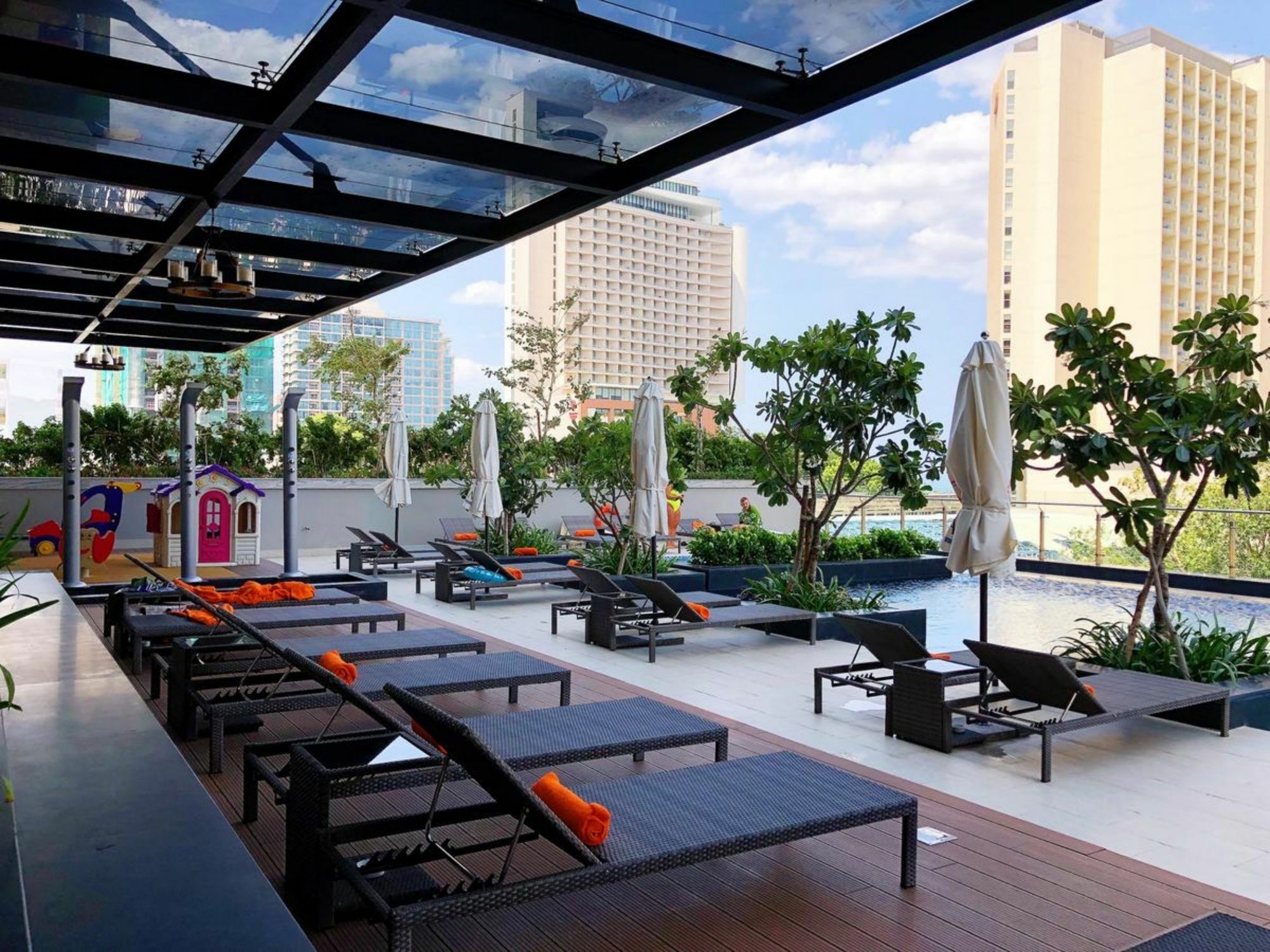 Parama Apartments Balcony Beachfront Nha Trang Luaran gambar